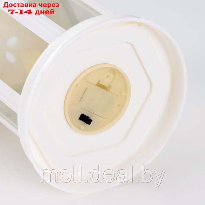 Ночник "Свечи" LED от батареек белый 9,5х9,5х17,5 см - фото 7 - id-p214513196
