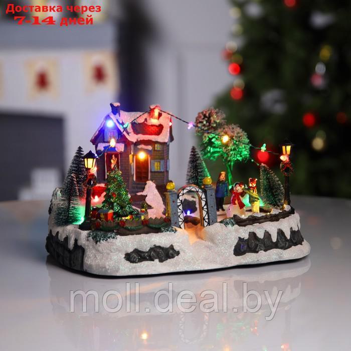 Светодиодная фигура "Рождество" 31 × 20 × 23 см, полистоун, батарейки ААх3 (не в комплекте), USB, свечение - фото 1 - id-p214516674