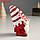 Сувенир полистоун "Дед Мороз в белом колпаке в красную полоску, с леденцом" 9х6,5х10 см, фото 2