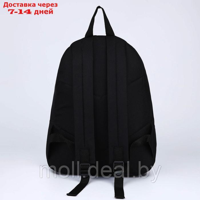 Рюкзак текстильный Уточки, с карманом, цвет черный - фото 4 - id-p214518896