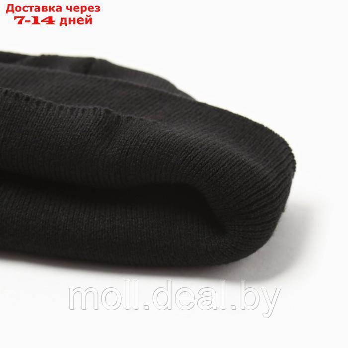 Мужская шапка-балаклава А.M-W_221185, цвет черный, р-р 58 - фото 3 - id-p214518913