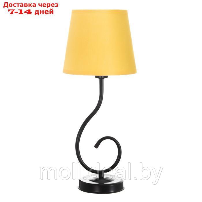 Лампа настольная Буржуа 1х15Вт Е14 16х16х40см черный/желтый - фото 7 - id-p214513681
