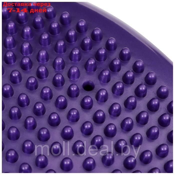 Подушка балансировочная, массажная, d=35 см, цвет фиолетовый - фото 3 - id-p214516880