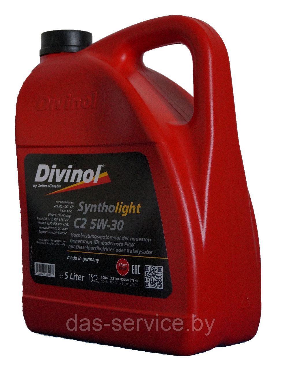 Моторное масло Divinol Syntholight C2 5W-30 (синтетическое моторное масло 5w30) 5 л. - фото 3 - id-p25912352