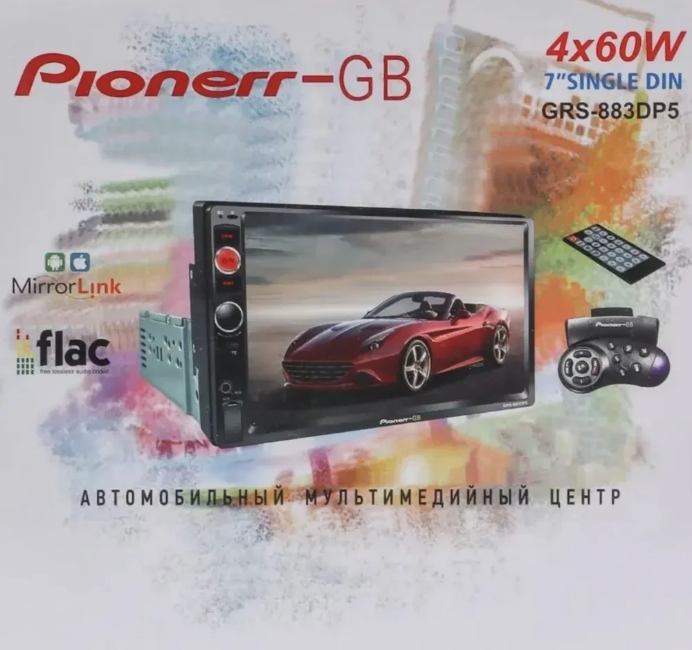 Автомагнитола 1 Din с экраном 7" Pioneer GB 883 - фото 1 - id-p214552948