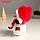 Кукла интерьерная "Снеговик в красной шапке ушанке-колпаке" 19 см, фото 4