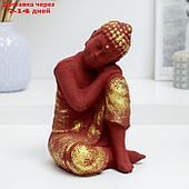 Фигура "Будда задумчивый" терракотовая, 19см