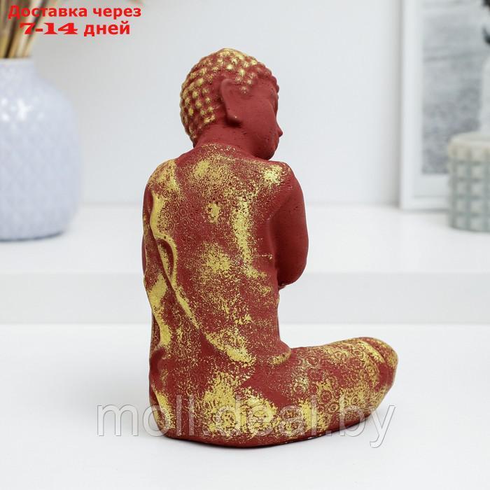 Фигура "Будда задумчивый" терракотовая, 19см - фото 3 - id-p214518471