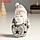 Сувенир керамика свет "Дед Мороз с сердечком" 8,3х7,5х16,5 см, фото 2