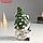 Сувенир полистоун "Дед Мороз в колпаке-ёлке, со скворечником и птичкой" 9х8х19,5 см, фото 2