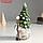 Сувенир полистоун "Дед Мороз в колпаке-ёлке, со скворечником и птичкой" 9х8х19,5 см, фото 4