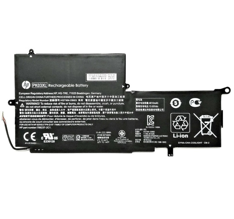 Оригинальная аккумуляторная батарея PK03XL HSTNN-DB6S для ноутбука HP Spectre Pro X360 G1, G2 - фото 1 - id-p147750445