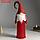 Кукла интерьерная свет "Дед Мороз красный в белом жилете" 18х12х65 см, фото 2
