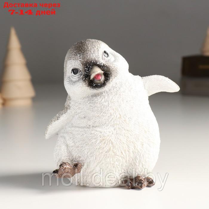 Сувенир полистоун "Малыш пингвинёнок" блёстки 7,5х11х12 см - фото 1 - id-p214518672