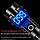 Фонарь ручной телескопический YYC-6025-PM20-TG (АКБ+USB),  сверхъяркий светодиодный мощный фонарик тактический, фото 4