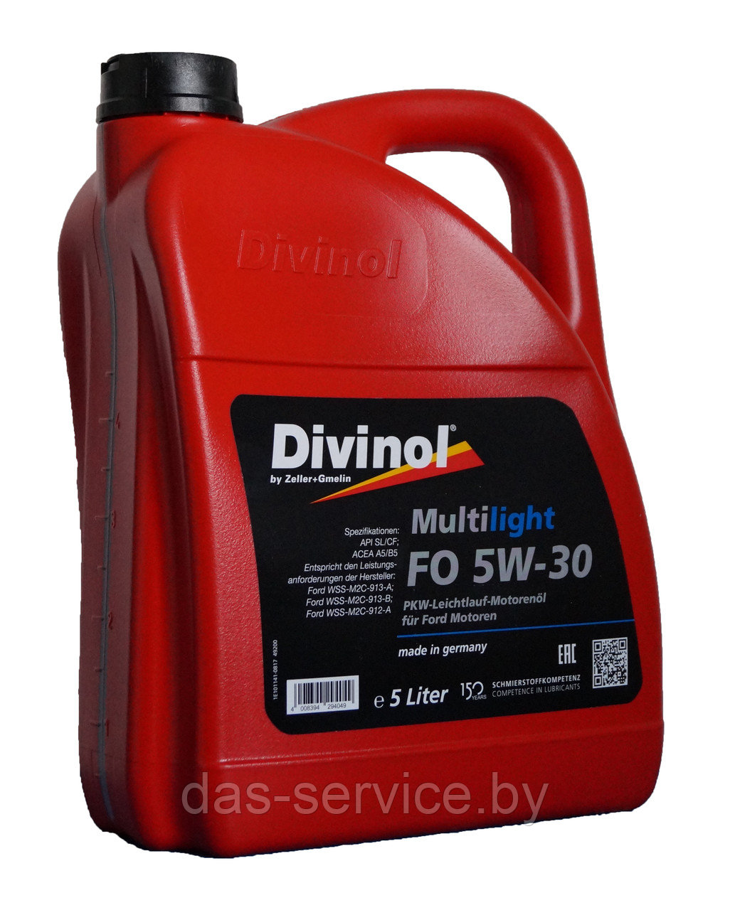 Моторное масло Divinol Multilight FO 5W-30 (синтетическое моторное масло 5w30) 5 л. - фото 2 - id-p25912361