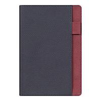 Ежедневник Flexy Smart Nuba Daphne А5, темно-синий/бордовый, недатированный, в гибкой обложке