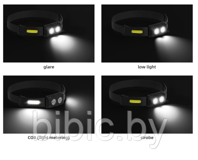Фонарь налобный YYC-GY-62 (АКБ+USB) до 1км, фонарик светодиодный на голову лоб, сверхмощный - фото 2 - id-p214562714