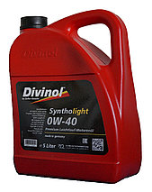 Моторное масло Divinol Syntholight 0W-40 (синтетическое моторное масло 0w40) 5 л., фото 3