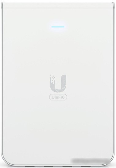 Точка доступа Ubiquiti UniFi 6 In-Wall AP U6-IW - фото 1 - id-p214575971