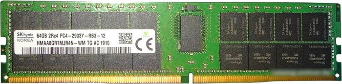 Оперативная память Hynix 64ГБ DDR4 2933 МГц HMAA8GR7MJR4N-WM - фото 1 - id-p214576640