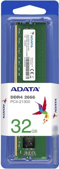 Оперативная память A-Data 16GB DDR4 PC4-21300 AD4U266616G19-SGN - фото 2 - id-p214576731