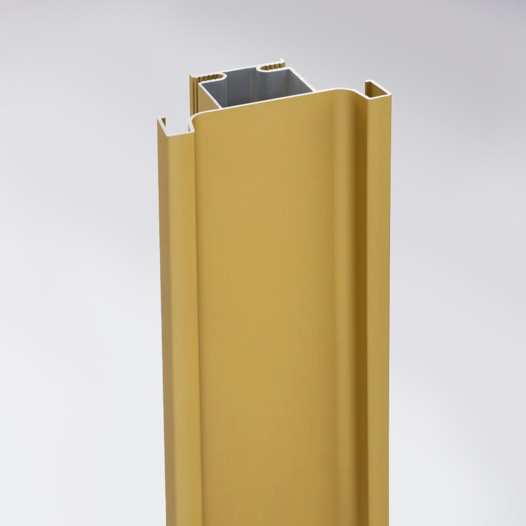 Вертикальный C профиль золото матовый анод 18мм, L 4700 мм - фото 1 - id-p214501823