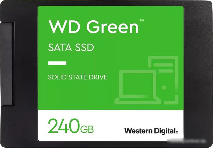 SSD WD Green 240GB WDS240G3G0A - фото 1 - id-p214580928