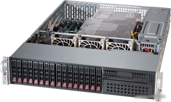 Корпус Supermicro SuperChassis CSE-213A-R740LPB 740W - фото 1 - id-p214576798