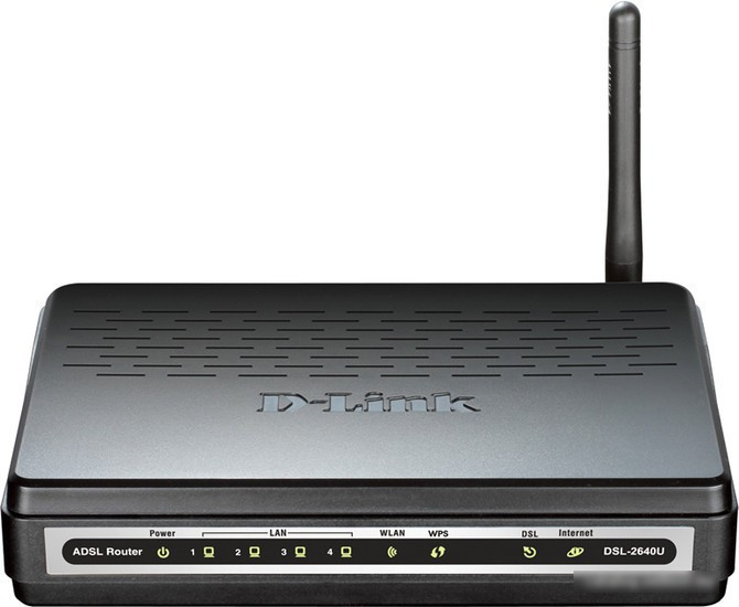 Беспроводной DSL-маршрутизатор D-Link DSL-2640U - фото 1 - id-p214581264