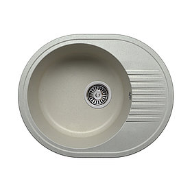 Мойка кухонная Polygran F-22, 460х580 мм, серый