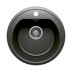 Мойка кухонная Polygran F-05, d=450 мм, черный