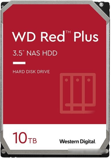 Жесткий диск WD Red Plus 10TB WD101EFBX - фото 1 - id-p214580020