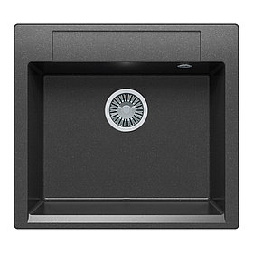 Мойка кухонная ARGO-560, 510х560 мм, черный
