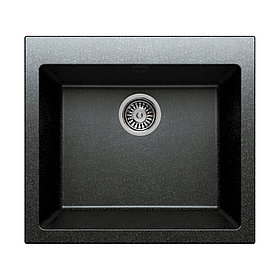 Мойка кухонная Tolero R-111, 500х555 мм, черный