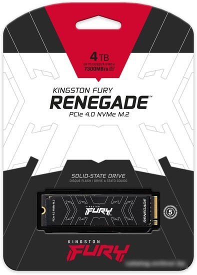 SSD Kingston Fury Renegade 4TB SFYRD/4000G - фото 5 - id-p214580123