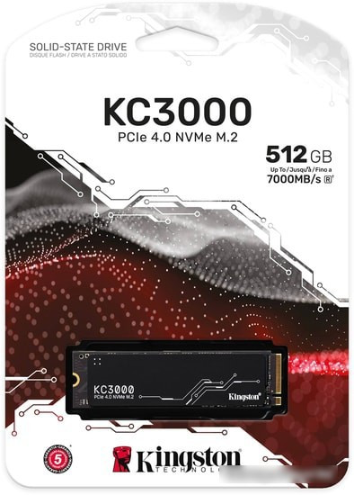 SSD Kingston KC3000 512GB SKC3000S/512G - фото 5 - id-p214580124