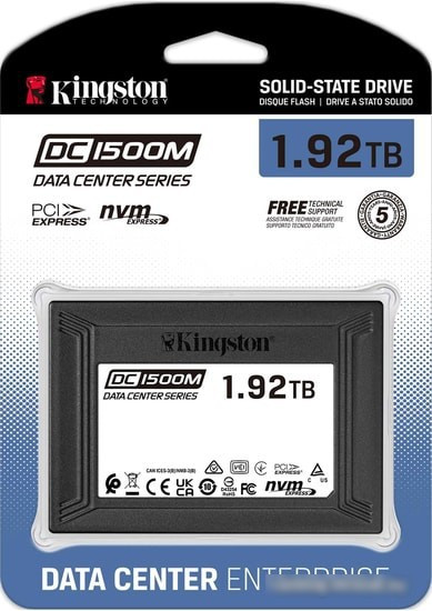 SSD Kingston DC1500M 960GB SEDC1500M/960G - фото 3 - id-p214580142