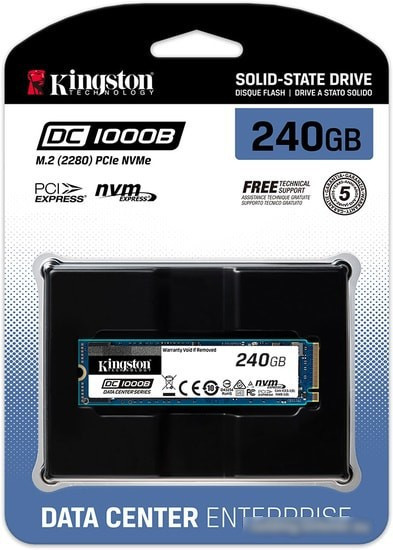 SSD Kingston DC1000B 240GB SEDC1000BM8/240G - фото 3 - id-p214580146