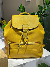 Рюкзак "GEBEIER", из экокожи , цвет желтый.