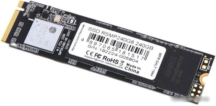 SSD AMD Radeon R5 NVMe 240GB R5MP240G8 - фото 1 - id-p214580406