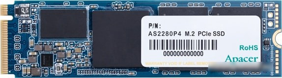 SSD Apacer AS2280P4 256GB AP256GAS2280P4-1 - фото 1 - id-p214580452