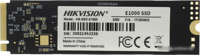 SSD Hikvision E1000 512GB HS-SSD-E1000/512G - фото 1 - id-p214580508