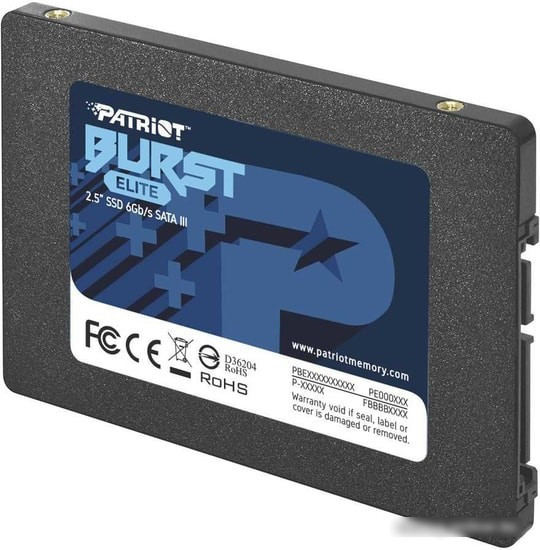 SSD Patriot Burst Elite 120GB PBE120GS25SSDR - фото 3 - id-p214580606