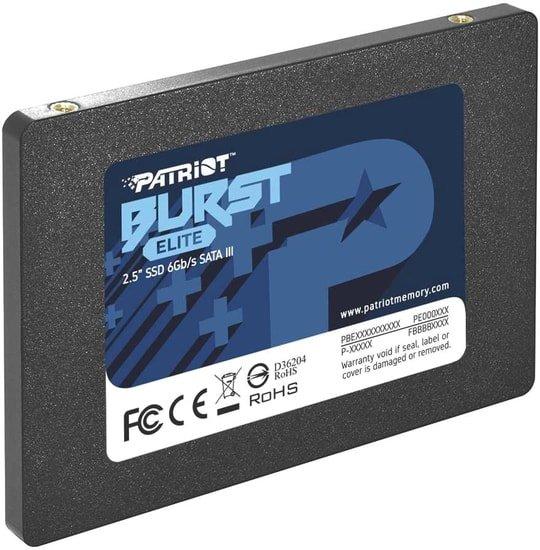 SSD Patriot Burst Elite 120GB PBE120GS25SSDR - фото 4 - id-p214580606