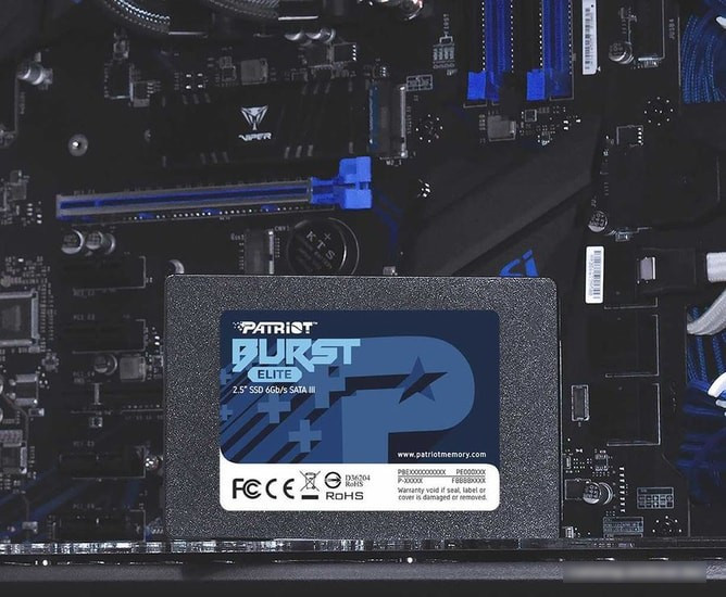 SSD Patriot Burst Elite 120GB PBE120GS25SSDR - фото 5 - id-p214580606