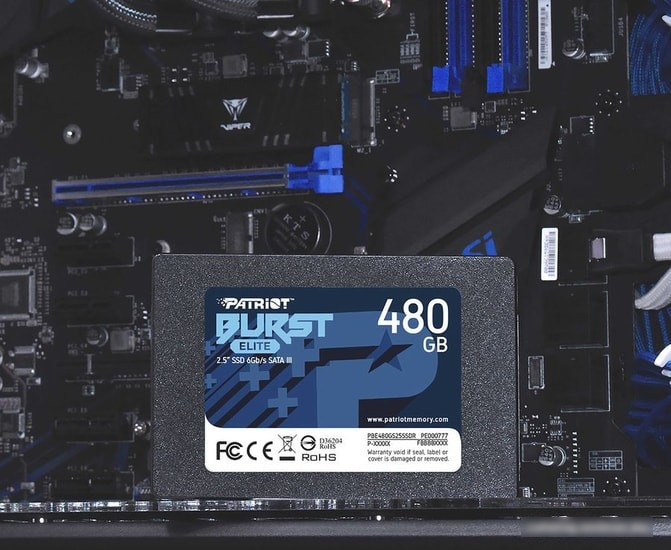 SSD Patriot Burst Elite 480GB PBE480GS25SSDR - фото 4 - id-p214580619