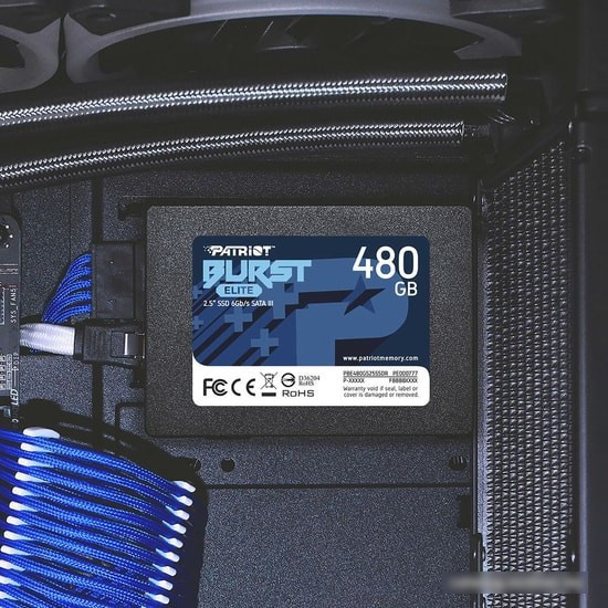 SSD Patriot Burst Elite 480GB PBE480GS25SSDR - фото 5 - id-p214580619