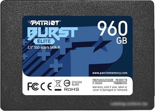SSD Patriot Burst Elite 1.92TB PBE192TS25SSDR - фото 1 - id-p214580622