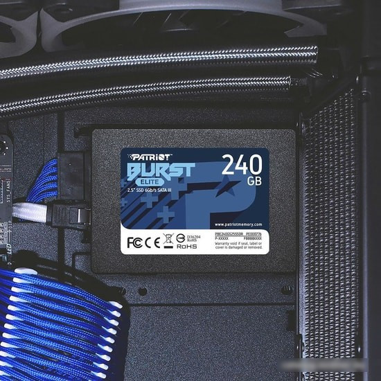 SSD Patriot Burst Elite 240GB PBE240GS25SSDR - фото 5 - id-p214580630